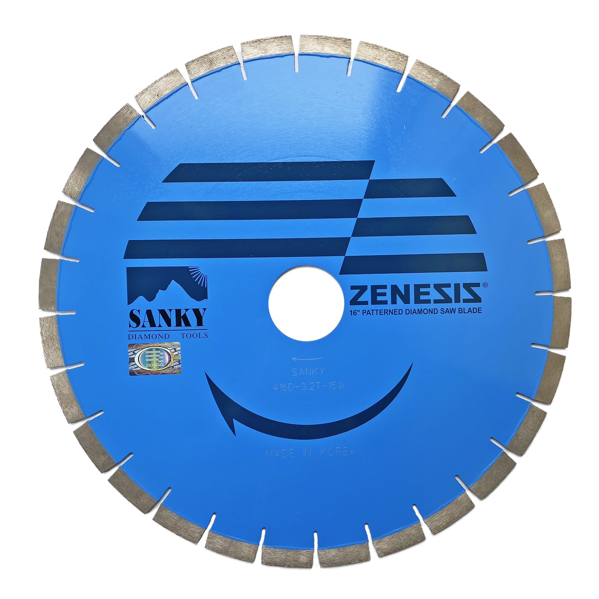 Диск алмазный отрезной 416D - ZENESIS SUPERNOVA для гранита и  бетона; корпус Бесшумный арт. 1-205