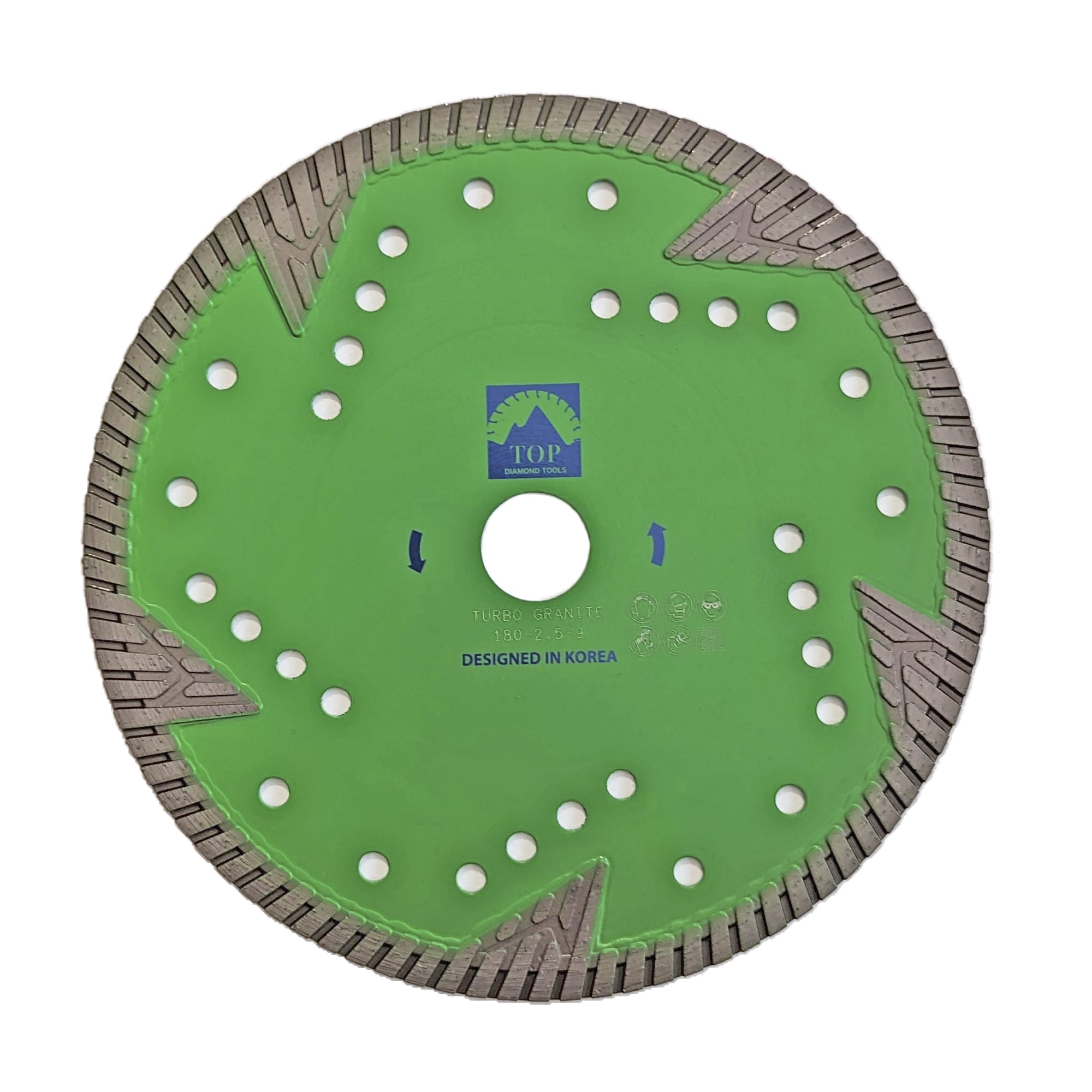 Диск алмазный отрезной180D -  SANKY TURBO PROTECTION NEW-2  22