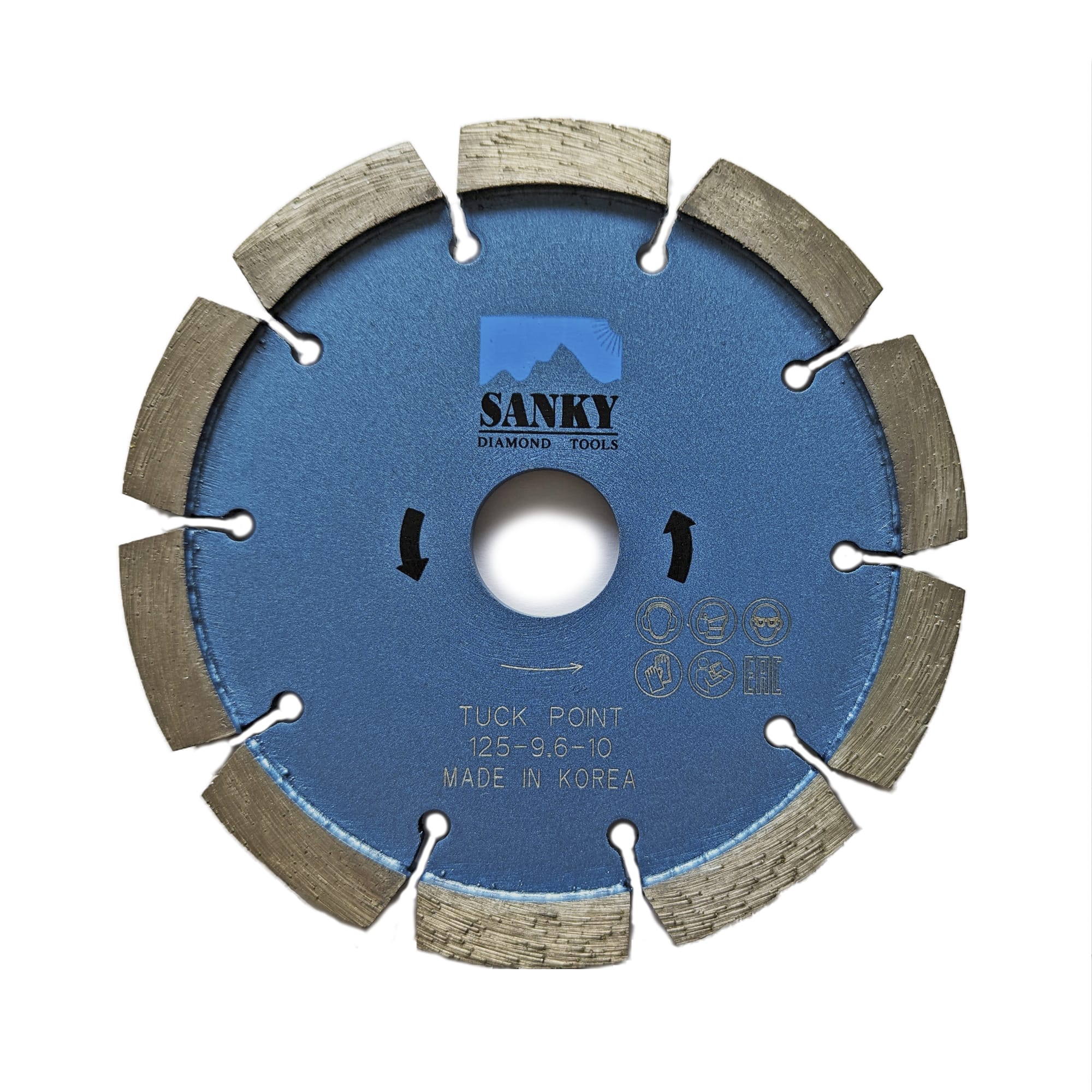 Диск алмазный для противоскользящих полос 125D -  SANKY стандарт 22