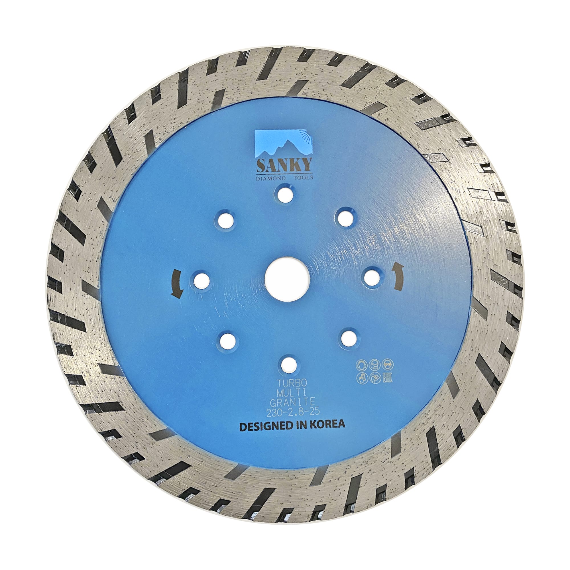 Диск алмазный отрезной 230D -  SANKY MULTI  22