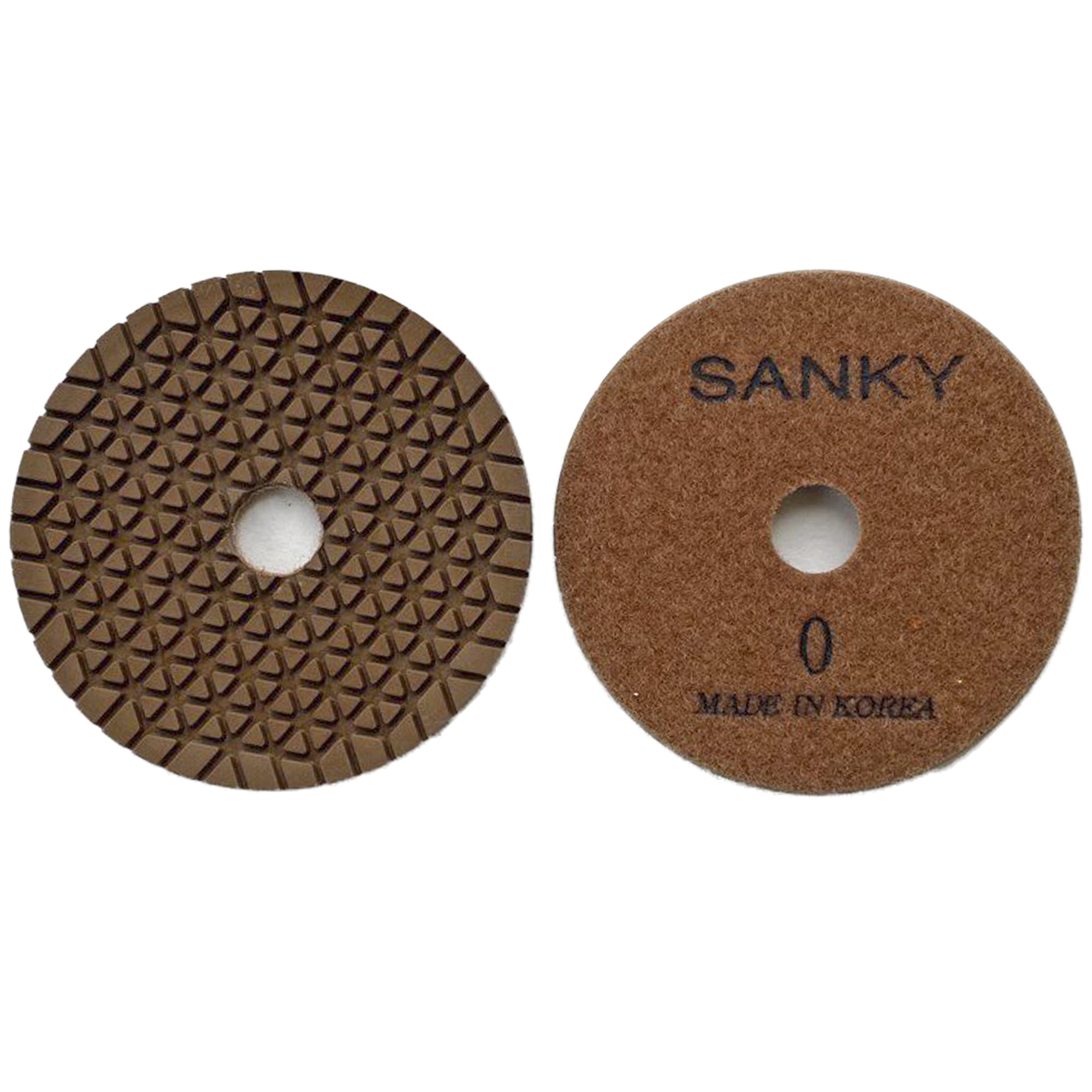 Гибкие полировальные круги Ф100 5-переходов SE 2.4Т SANKY #0 для  гранита и  мрамора арт. 16-110