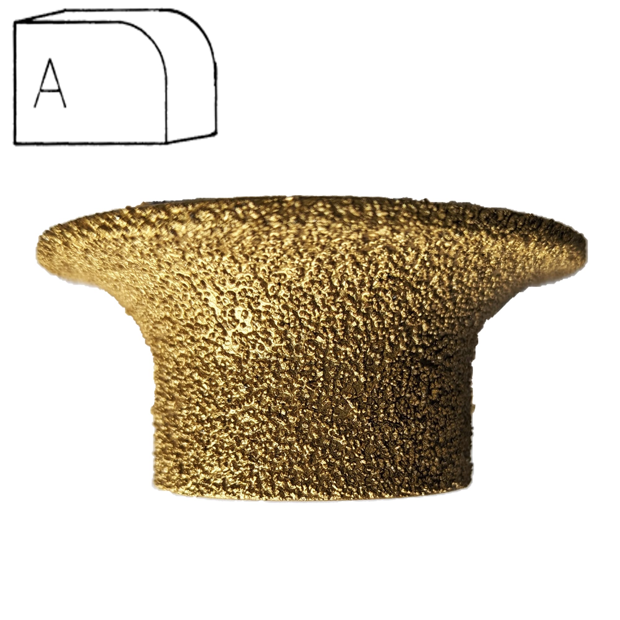 Профильная фреза для угловых шлифовальных машин A30  арт. 18-023
