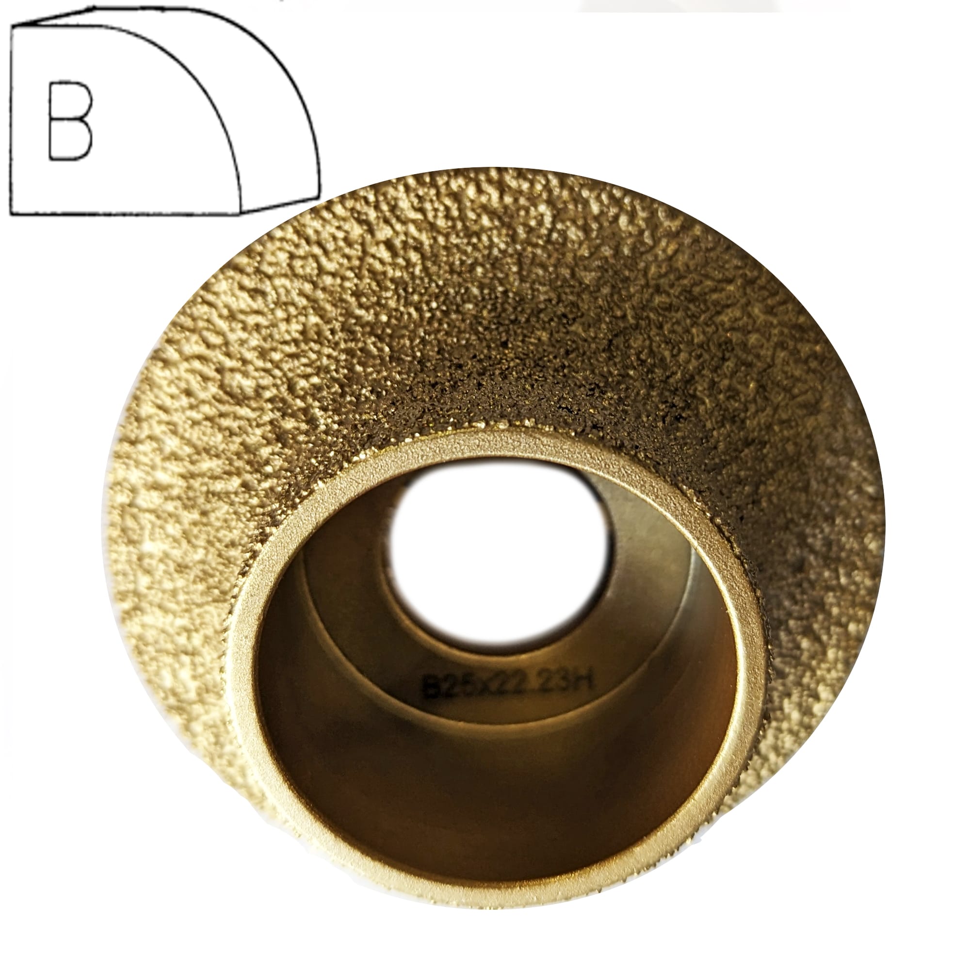 Профильная фреза для угловых шлифовальных машин B25  арт. 18-027