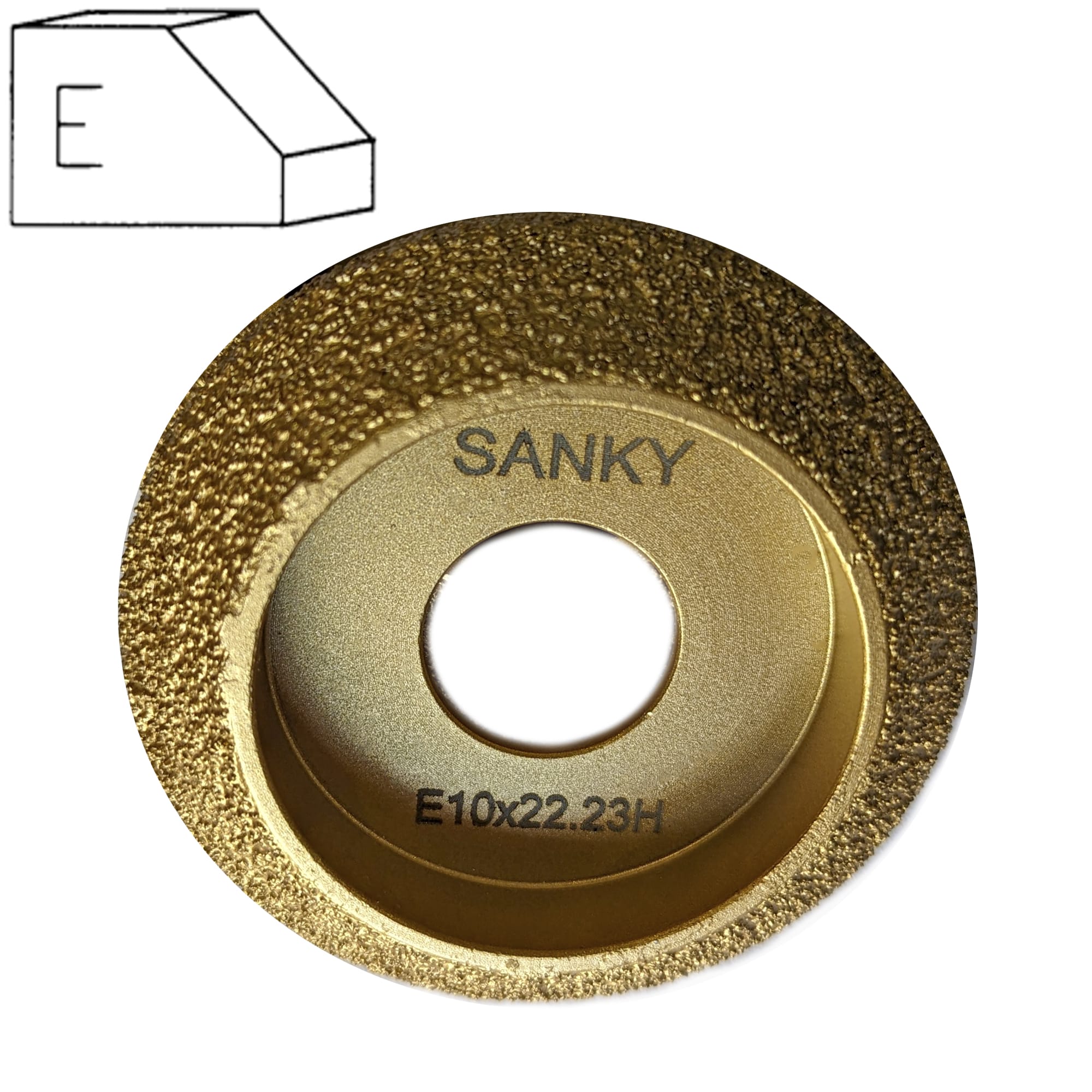 Профильная фреза для угловых шлифовальных машин E10  арт. 18-029