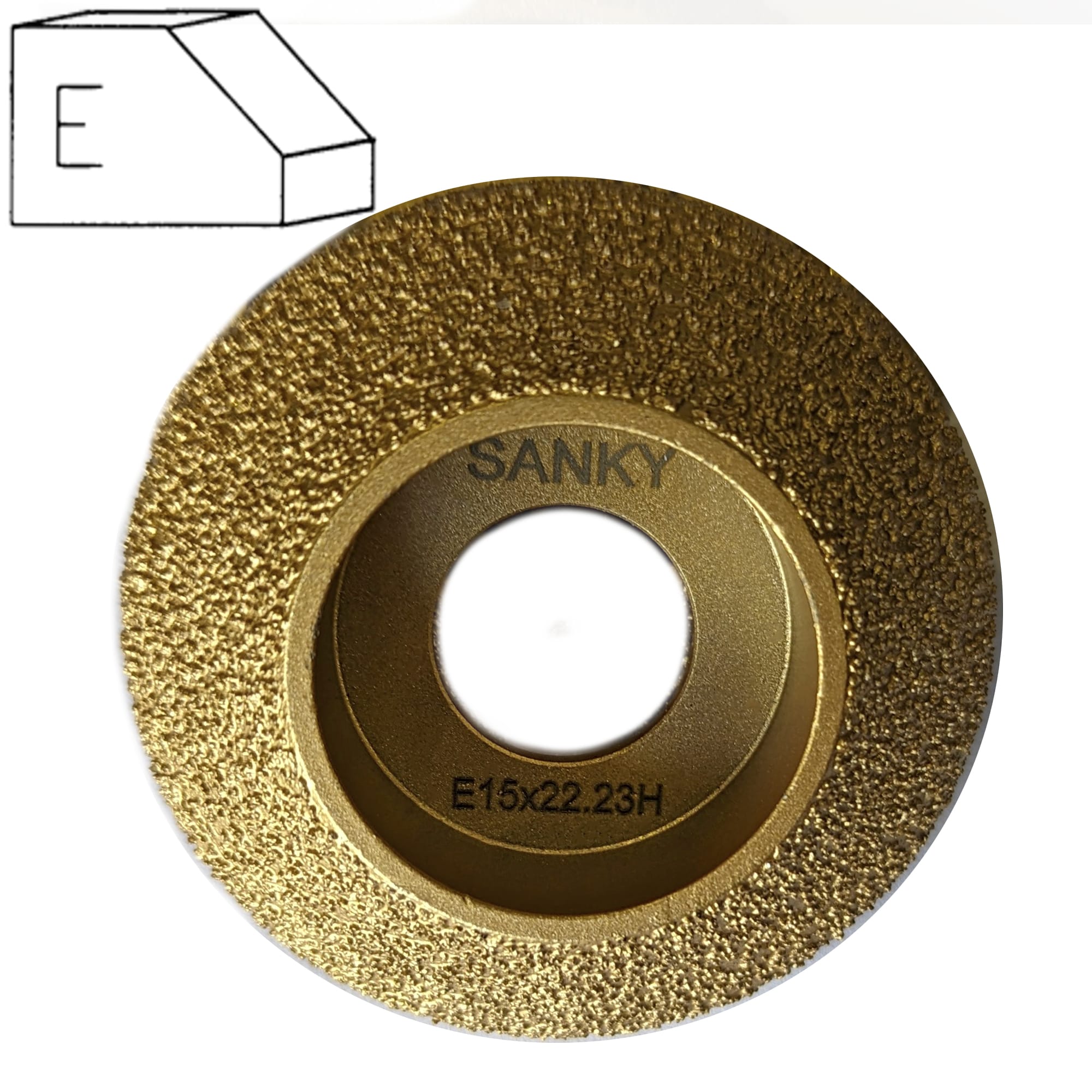 Профильная фреза для угловых шлифовальных машин E15  арт. 18-030