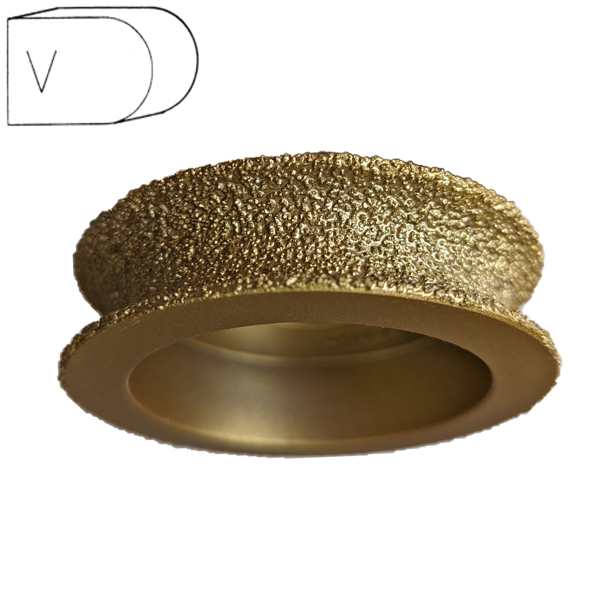 Профильная фреза для угловых шлифовальных машин V10  арт. 18-034