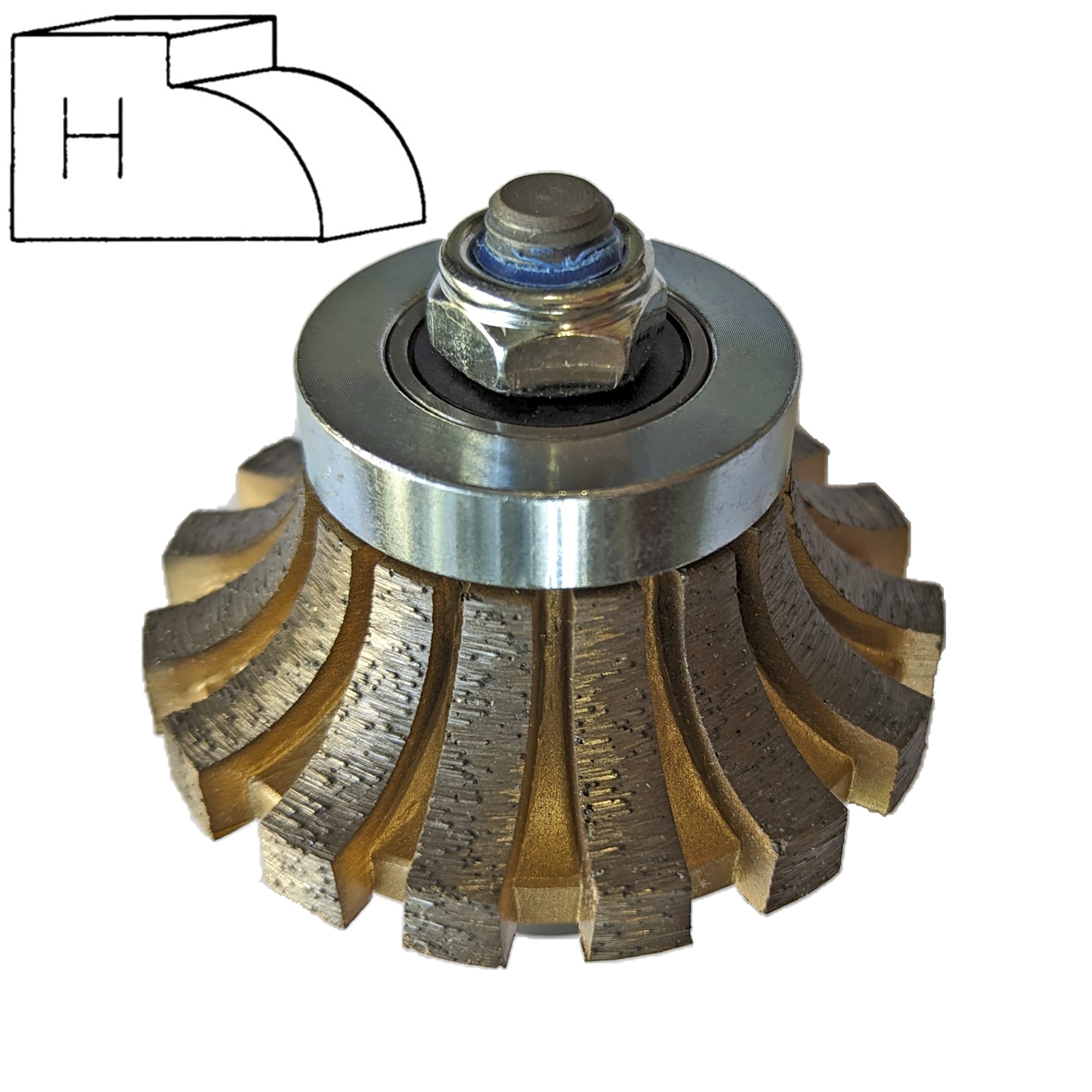 Профильная фреза сегментная H20  арт. 18-1901