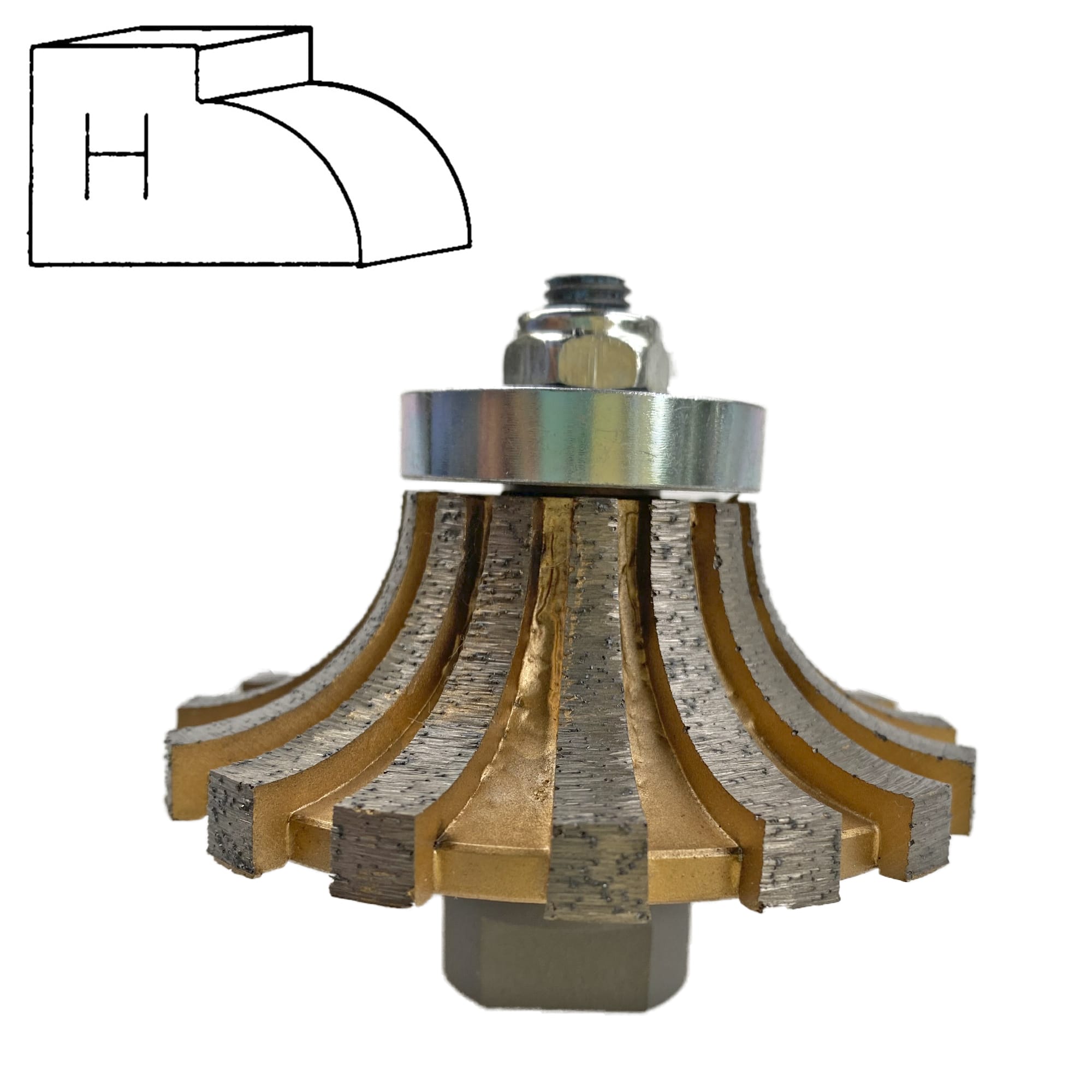 Профильная фреза сегментная H30  арт. 18-194