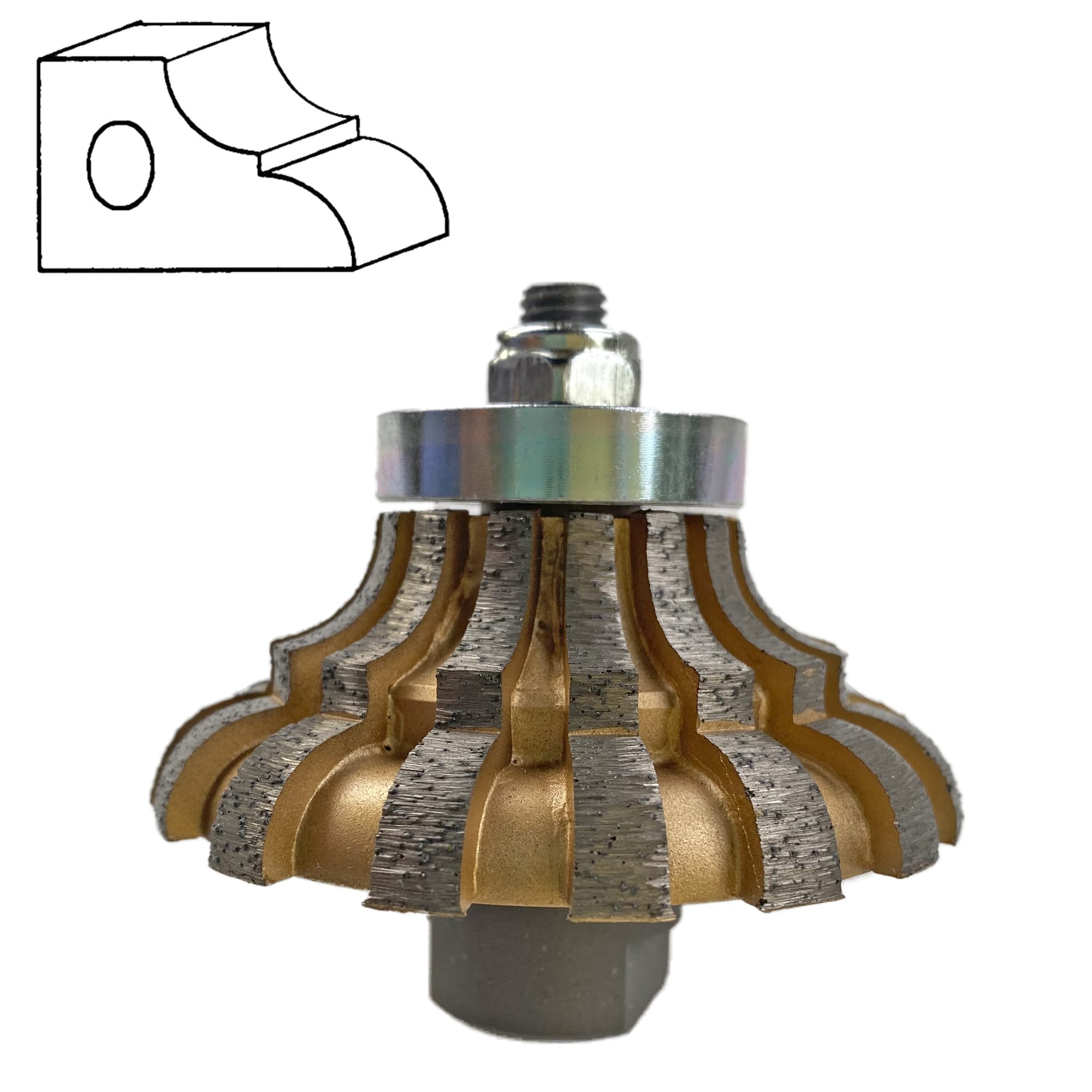 Профильная фреза сегментная O30  арт. 18-196