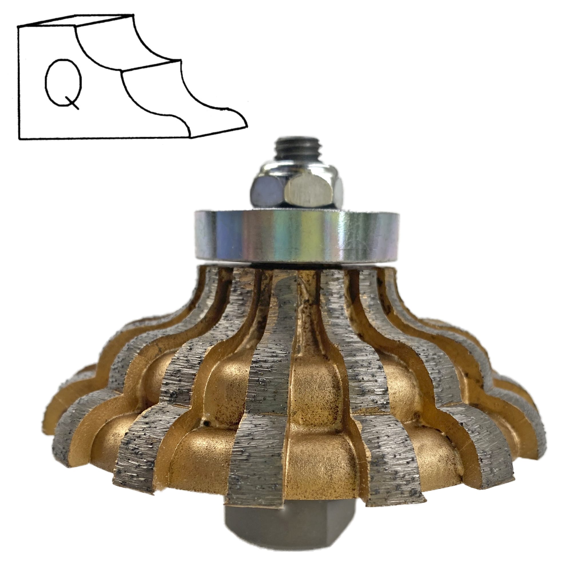 Профильная фреза сегментная Q30  арт. 18-197