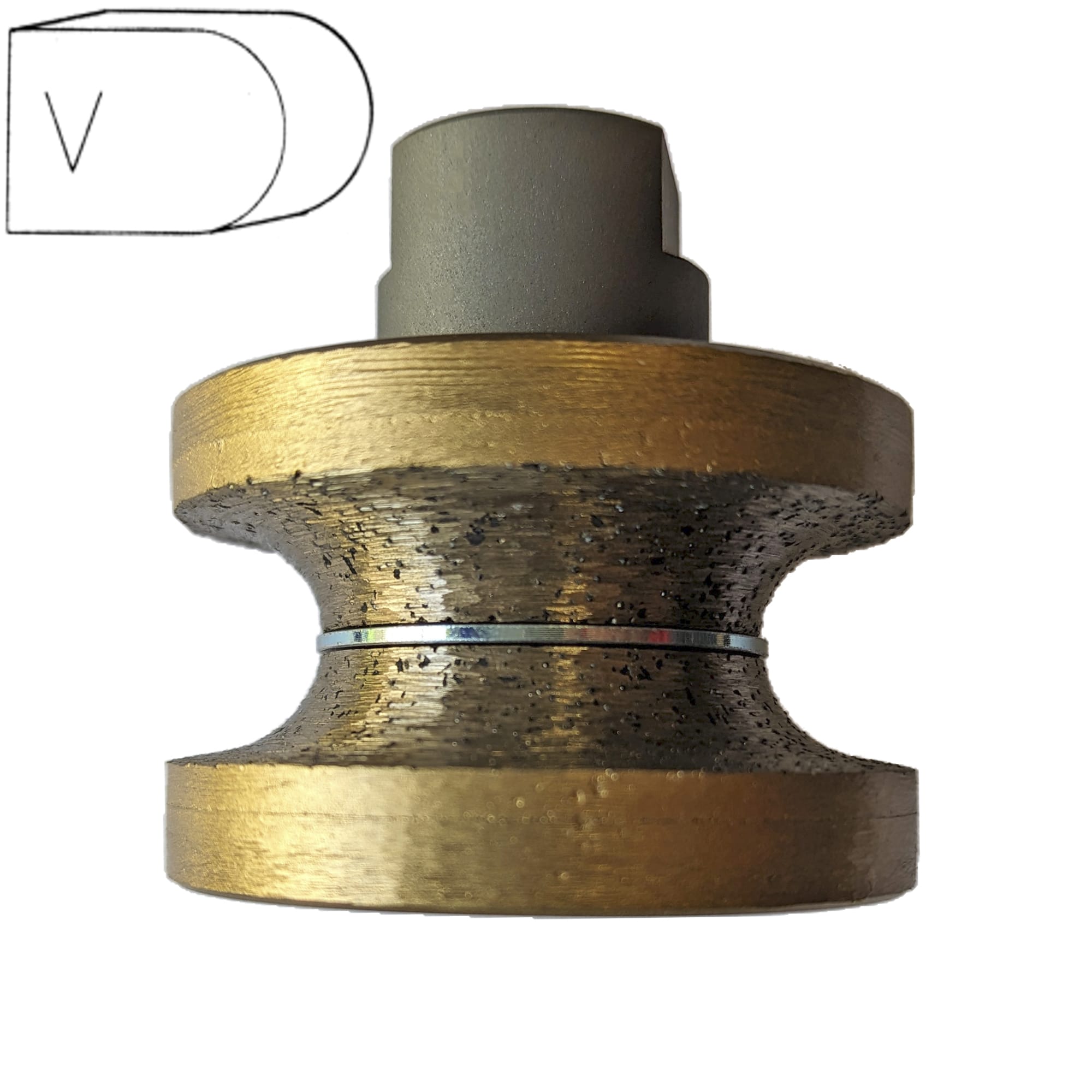 Профильная фреза сплошная V20 арт. 18-209