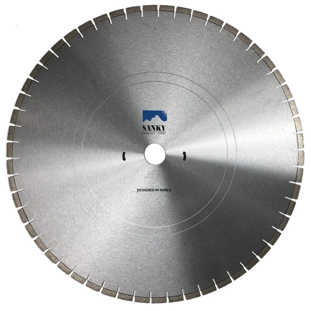 Диск алмазный отрезной 816D -  SANKY стандарт SPEED (быстрорежущая) для гранита и  бетона; корпус Бесшумный арт. 2-18-1