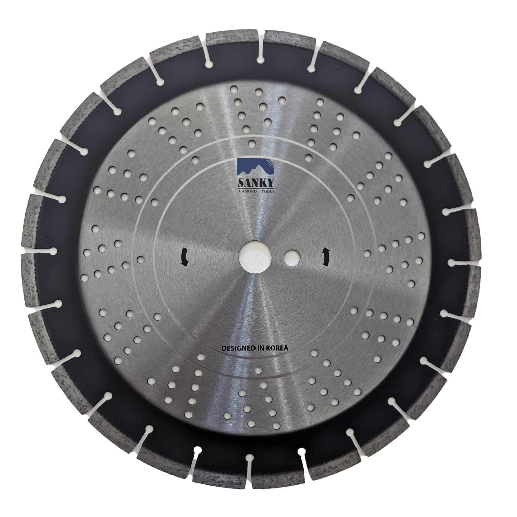 Диск алмазный отрезной 350D -  SANKY стандарт UNIVERSAL  для гранита и  бетона; корпус Вентилируемый (звонкий) арт. 2-2