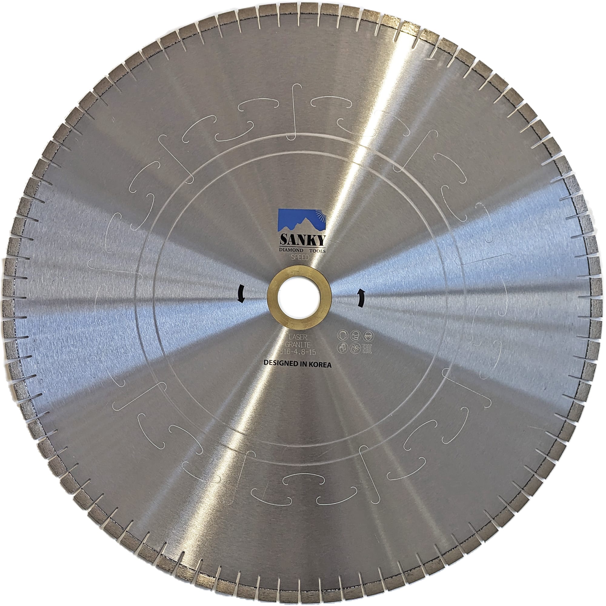 Диск алмазный отрезной 816D -  SANKY стандарт CLASSIC - 24L SPEED  для гранита и  бетона; корпус бесшумный  арт. 2-20