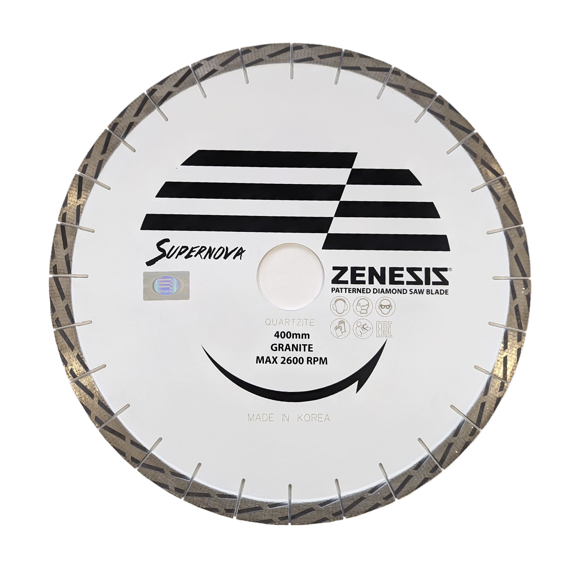Диск алмазный отрезной 420D - ZENESIS  SUPERNOVA Z-20W QUARTZITE SANKY    для кварцита корпус Бесшумный арт. 3-2-1