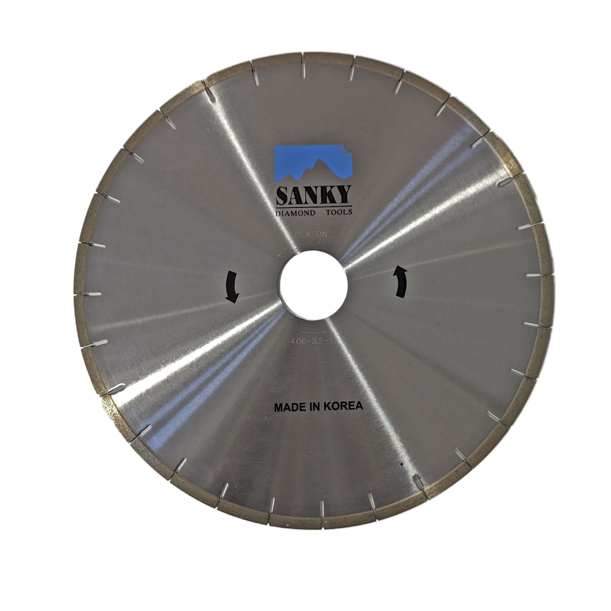 Диск алмазный отрезной 400D -  SANKY Dekton для керамогранита Dekton; корпус Бесшумный арт. 4-41