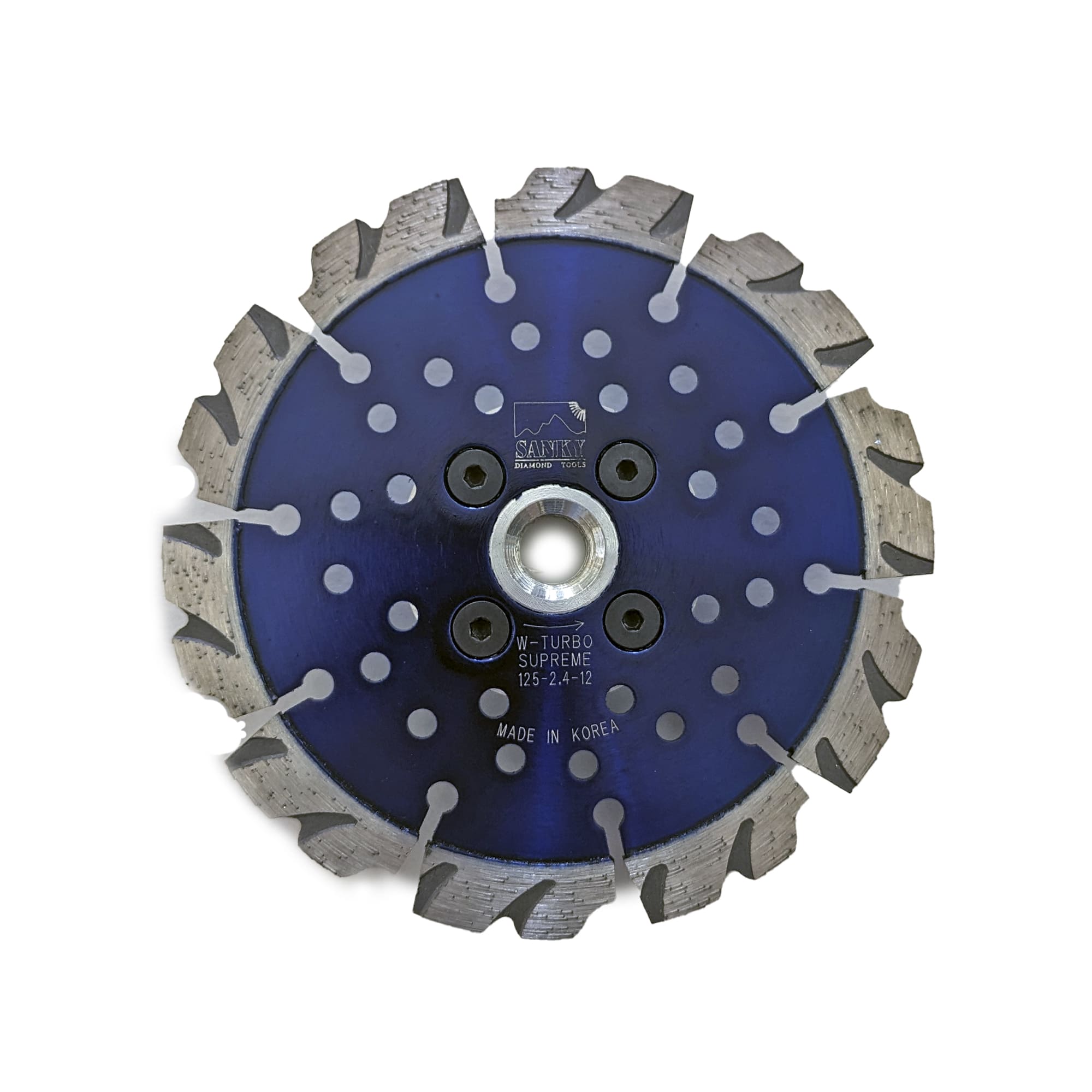 Диск алмазный отрезной 125D - WT  SANKY Premium Фланец M14 для гранита и  бетона арт. 7-4